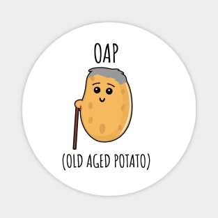 Old Aged Potato Magnet